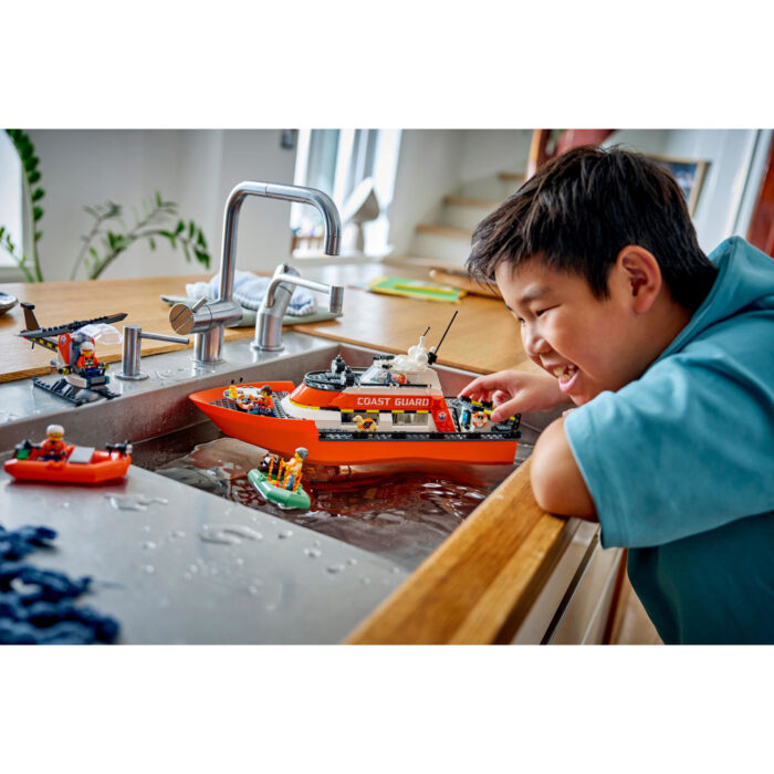 LEGO City Exploration 60504 Kustwacht  Reddingsboot Met Helikopter - Afbeelding 4