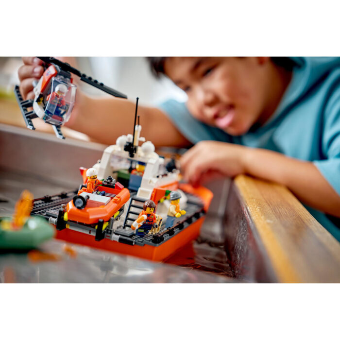 LEGO City Exploration 60504 Kustwacht  Reddingsboot Met Helikopter - Afbeelding 5