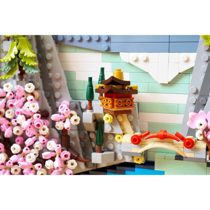 LEGO 31218 Art Landschap Met Japanse  Kersenbloesems - Afbeelding 5