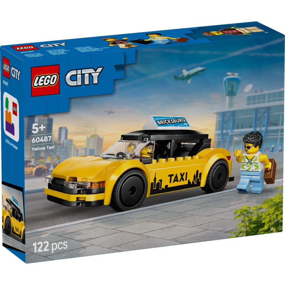 LEGO City Great Vehicles 60487 Gele Taxi