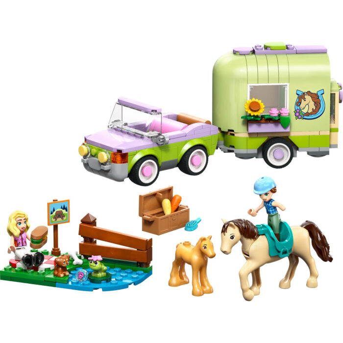 LEGO Lego Friends 42695 Trailer En Paard En Veulen - Afbeelding 2