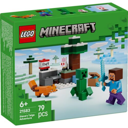 LEGO 21583 Minecraft Steve's Taiga Avontuur