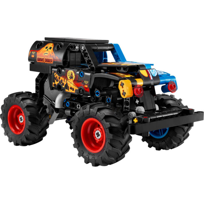 LEGO Technic 42219 Monster Jam Grave Digger Vuur  En Ijs - Afbeelding 2