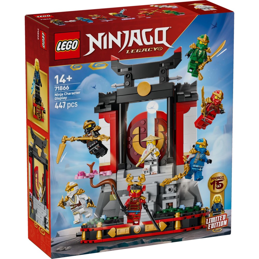 LEGO Ninjago 71866 15Jarig Jubileum Display Met Ninjapersonages