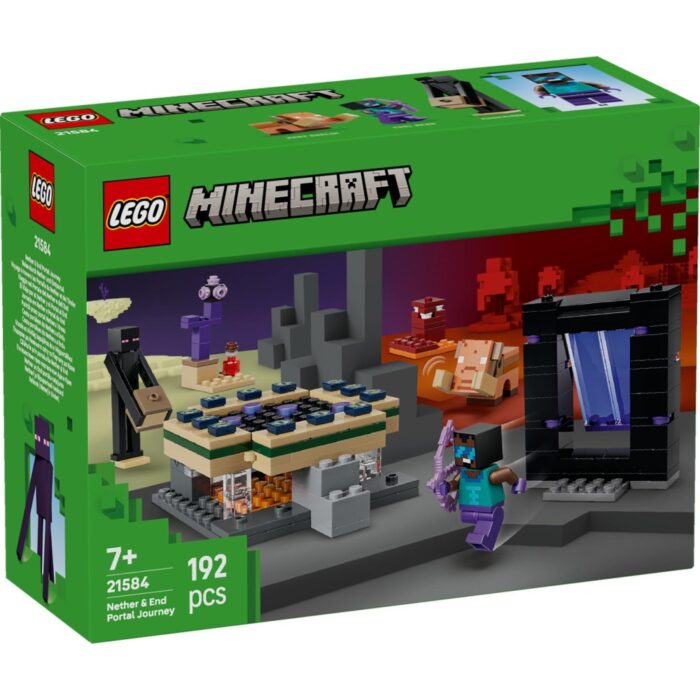 LEGO  21584 MinecraftReis Naar De Nether En Het  EndPortaal