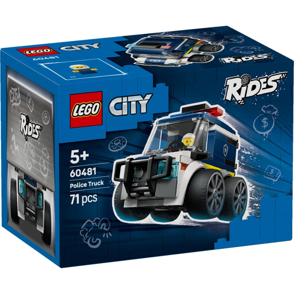 LEGO City Brick Rides 60481 Voertuigen Politiewagen