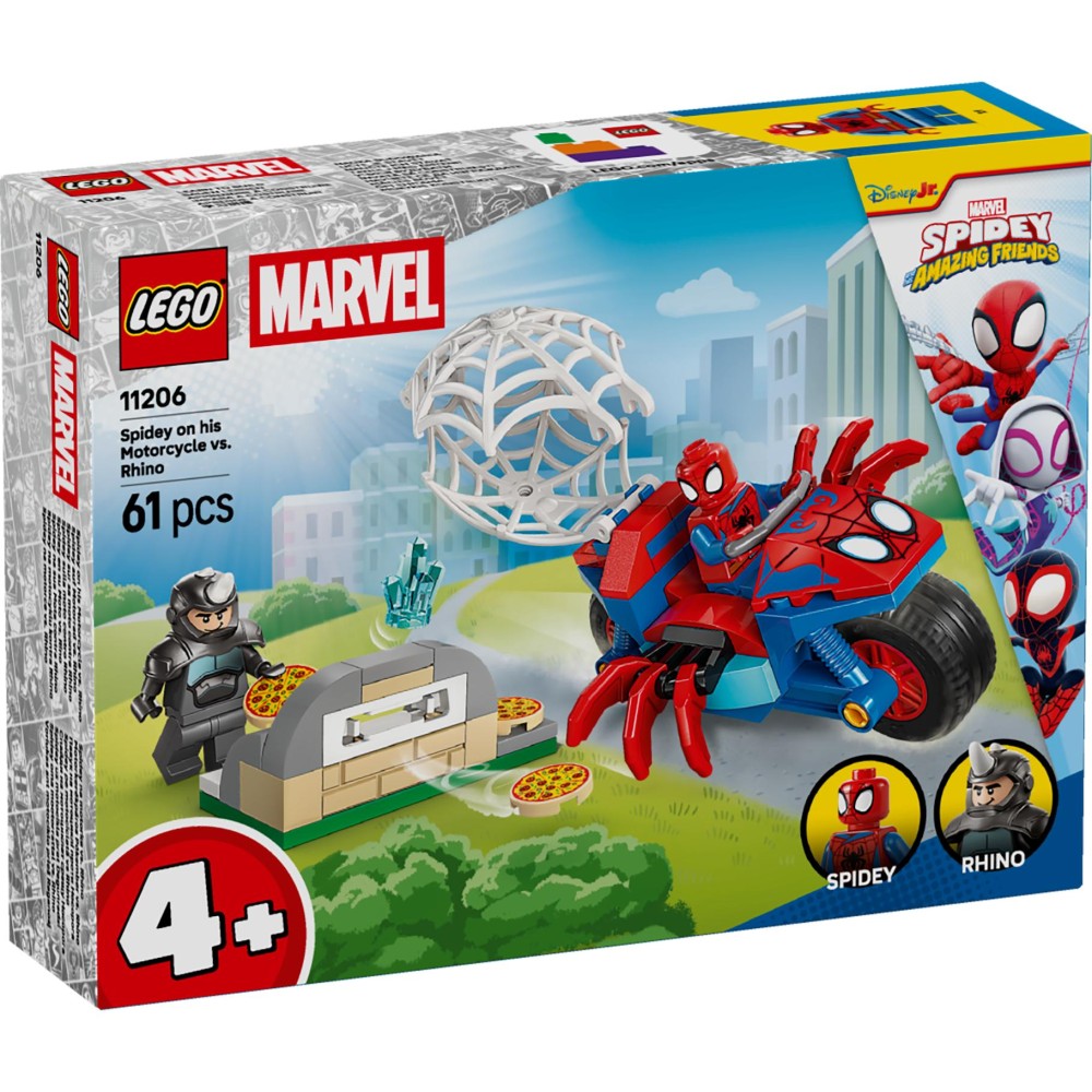 LEGO 11206 Spidey Spidey Op Zijn Motor Vs. Rhino