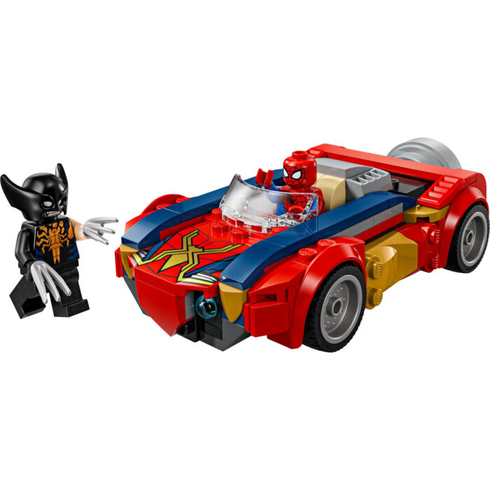 LEGO 76336 Super Heroes Marvel Spider-Man auto vs. Venomized Wolverine - Afbeelding 2