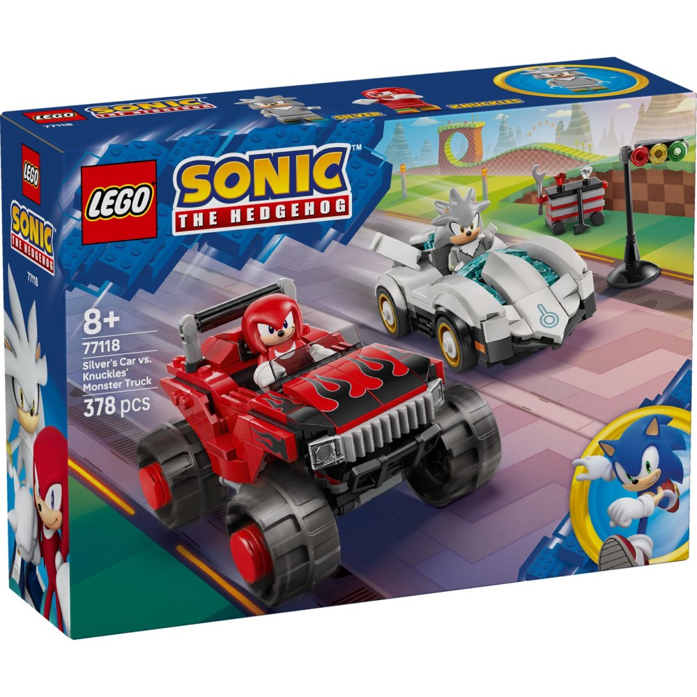 LEGO Sonic 77118 Silvers Auto Vs. Knuckles' Monstertruck