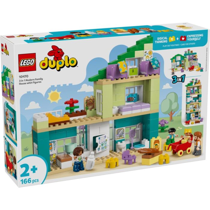 LEGO Duplo Town 10470 3In1 Modern Woonhuis Met  Figuren