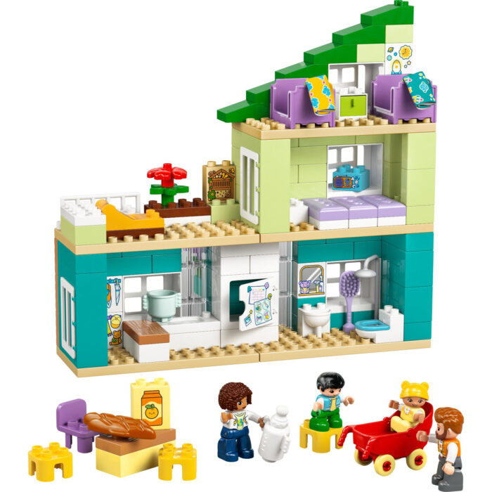 LEGO Duplo Town 10470 3In1 Modern Woonhuis Met  Figuren - Afbeelding 2