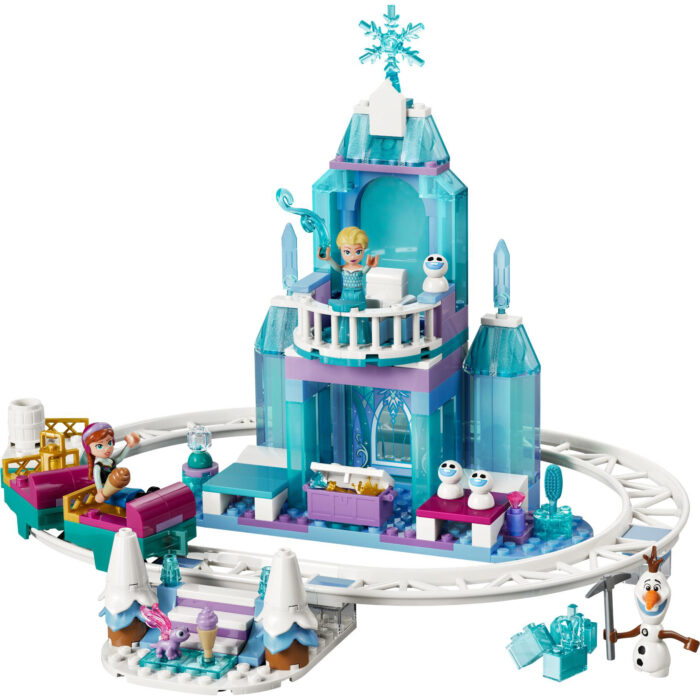 LEGO Disney Princess 43281 Elsa's Ijskasteel En Sneeuwrit - Afbeelding 2