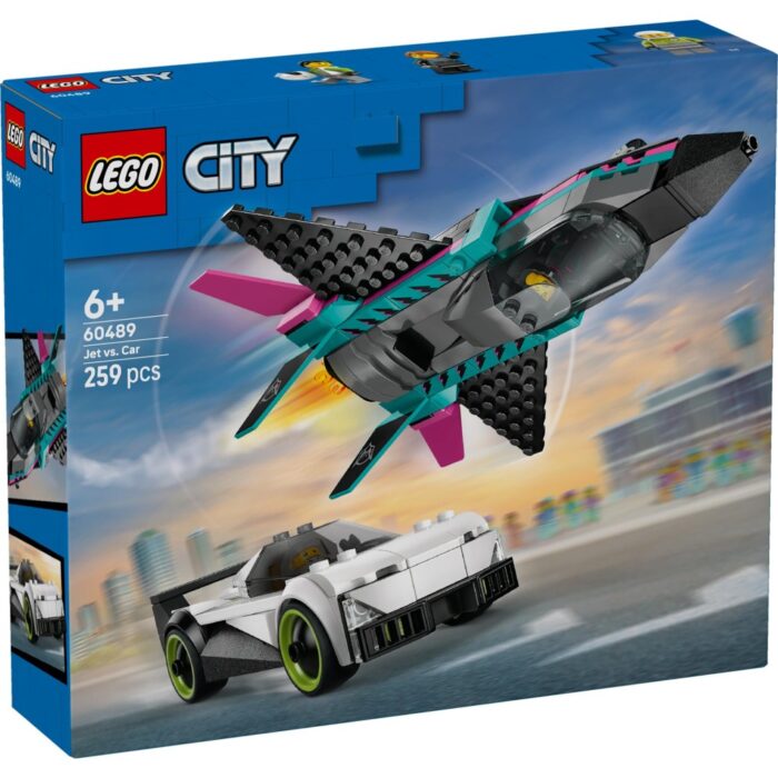 LEGO City Great Vehicles 60489 Straalvliegtuig  Vs. Sportauto
