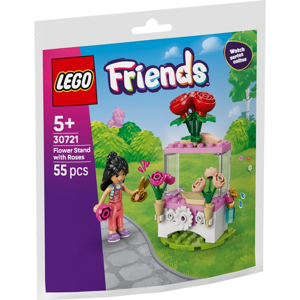 Lego 30721 Bag Bloemenkraam met rozen