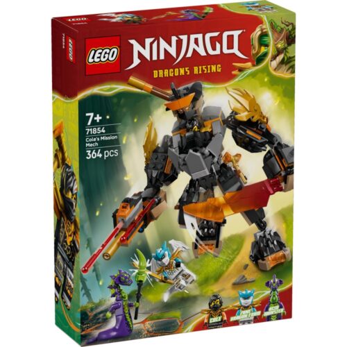 LEGO Ninjago 71854 Cole Missiemecha En Draak Zane