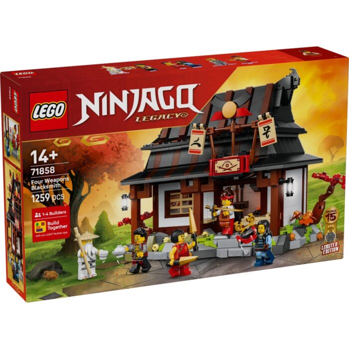 LEGO 71858 Ninjago 15-Jarig Jubileum Smederij De  Vier Wapens