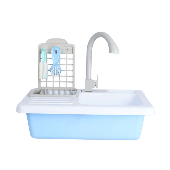 Afwasbak met echt kraantje en color changing servies - Afbeelding 3