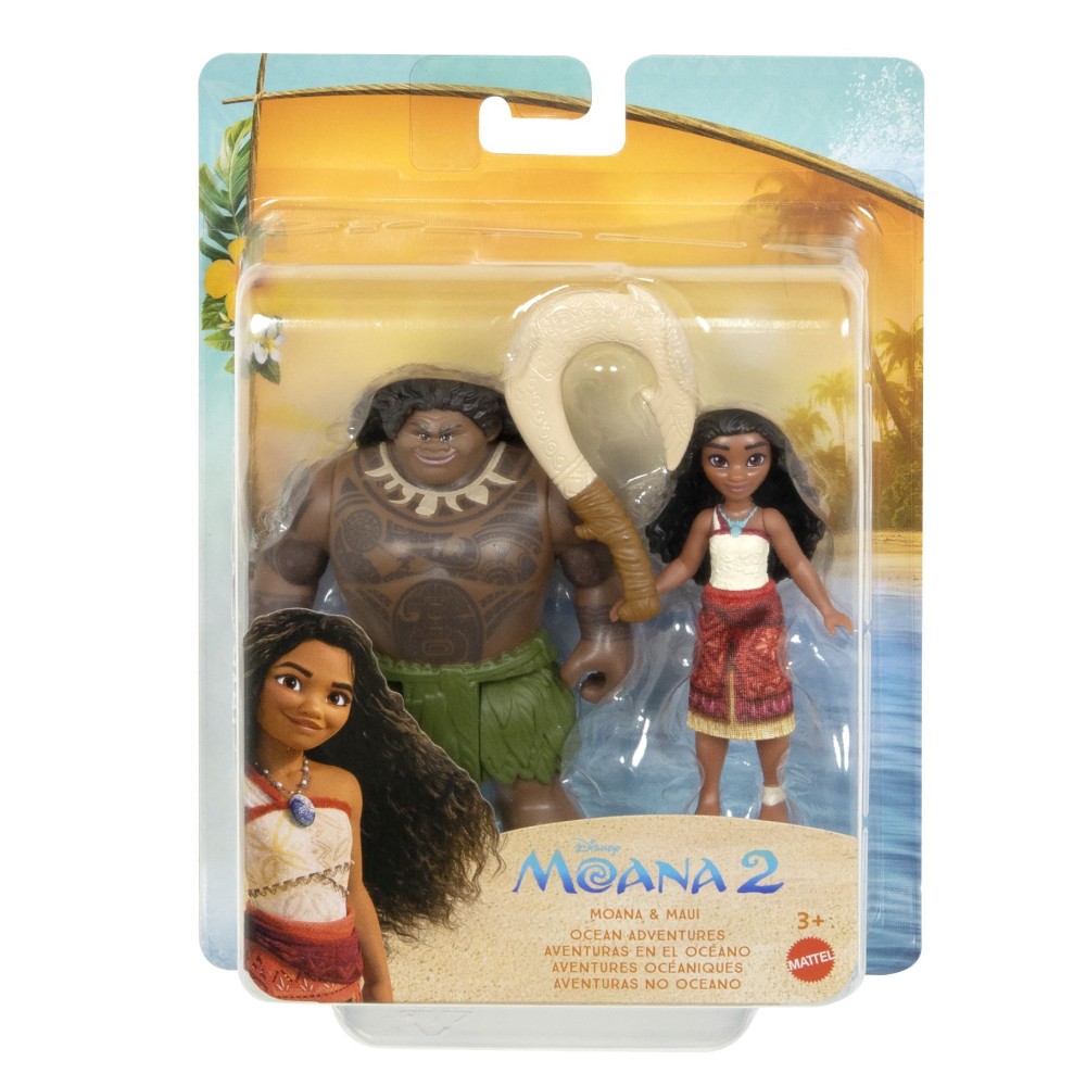 Disney princess small doll vaiana 2-pack vaiana&demigod
