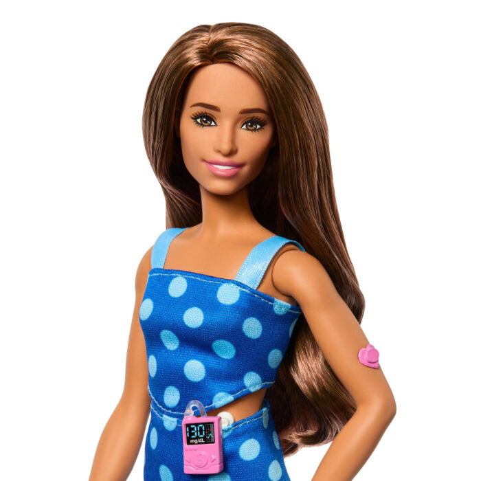 Barbie fashionista pop blue polka dot - Afbeelding 4