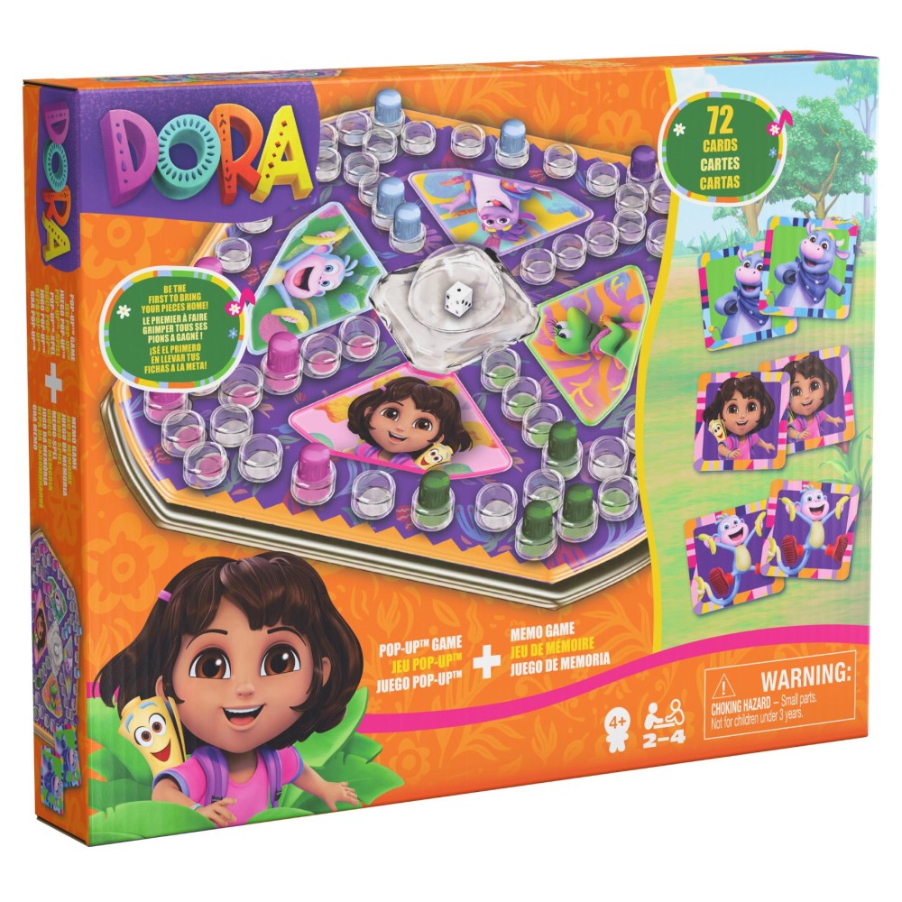 Dora 2pack Memo & Popup Spel