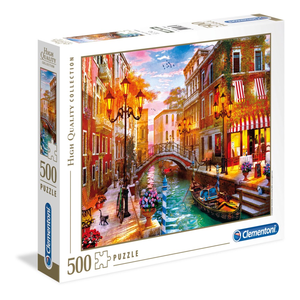 Clementoni puzzel zonsondergang Venetie 500 stukjes