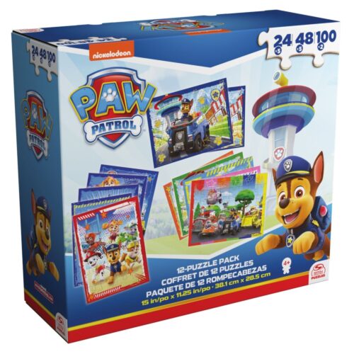 Puzzelpack Paw Patrol 12 Pack  5x24 Pieces
