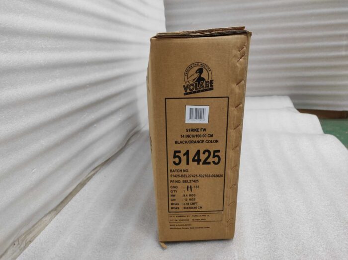 Volare Strike Kinderfiets - Jongens - 14 inch - Zwart Oranje - Twee handremmen - Afbeelding 12