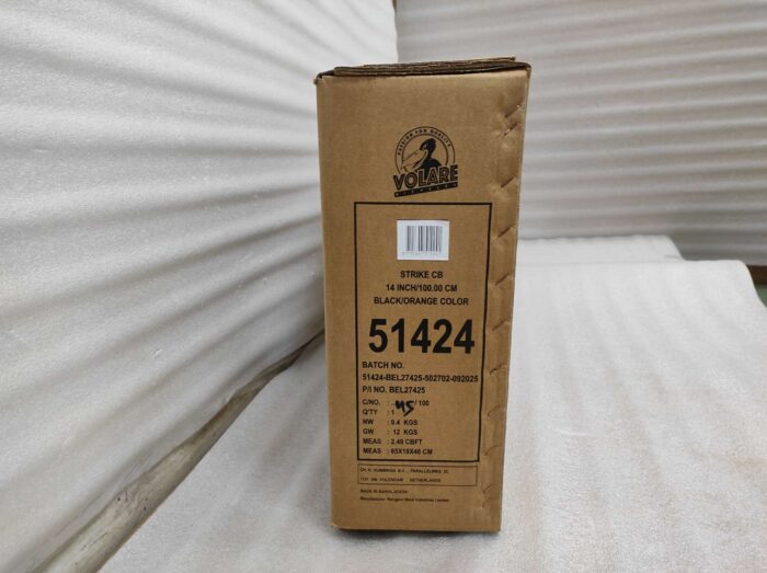 Volare Strike Kinderfiets - Jongens - 14 inch - Zwart Oranje - Afbeelding 14