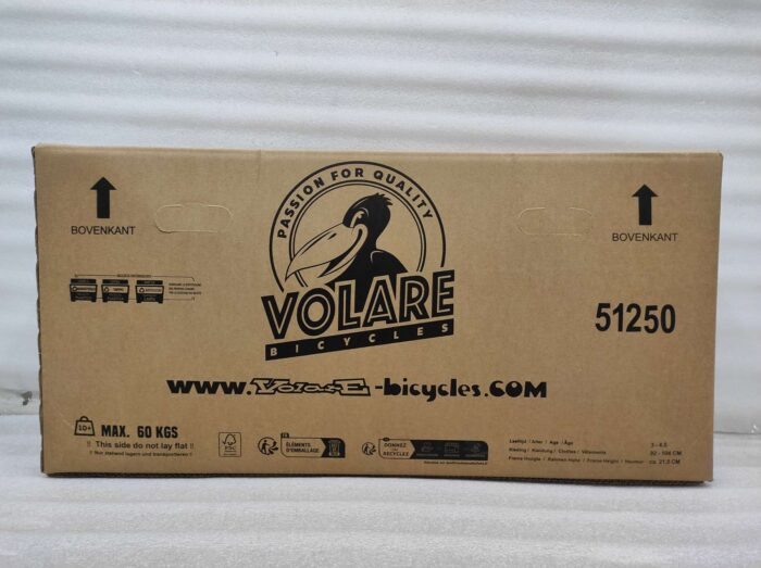 Volare Strike Kinderfiets - Jongens - 12 inch - Zwart Oranje - Twee Handremmen - Afbeelding 11