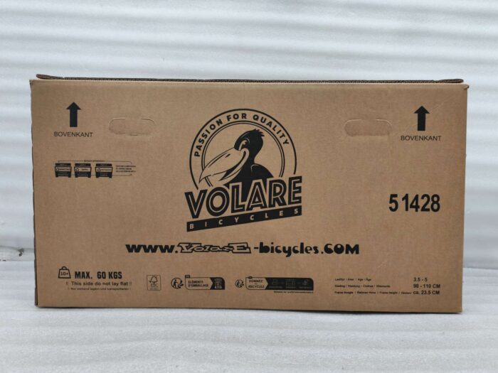 Volare Strike Kinderfiets - Jongens - 14 inch - Zwart Groen - Twee handremmen - Afbeelding 11