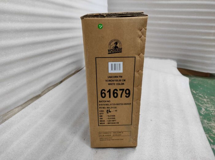 Volare Unicorn Kinderfiets - Meisjes - 16 inch - Wit - Twee Handremmen - Afbeelding 12