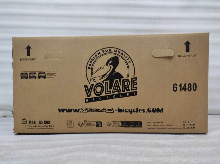 Volare Unicorn Kinderfiets - Meisjes - 14 inch - Paars - Twee Handremmen - Afbeelding 10