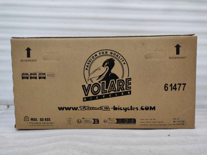 Volare Unicorn Kinderfiets - Meisjes - 14 inch - Groen - Twee Handremmen - Afbeelding 11