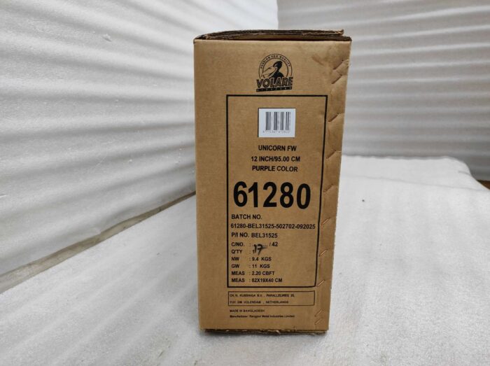 Volare Unicorn Kinderfiets - Meisjes - 12 inch - Paars - Twee handremmen - Afbeelding 12