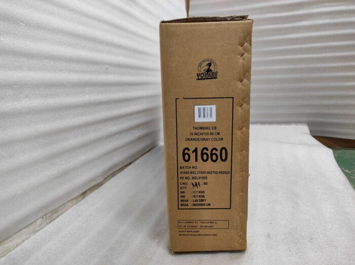 Volare Thombike Kinderfiets - Jongens - 16 inch - Oranje Grijs - Afbeelding 12