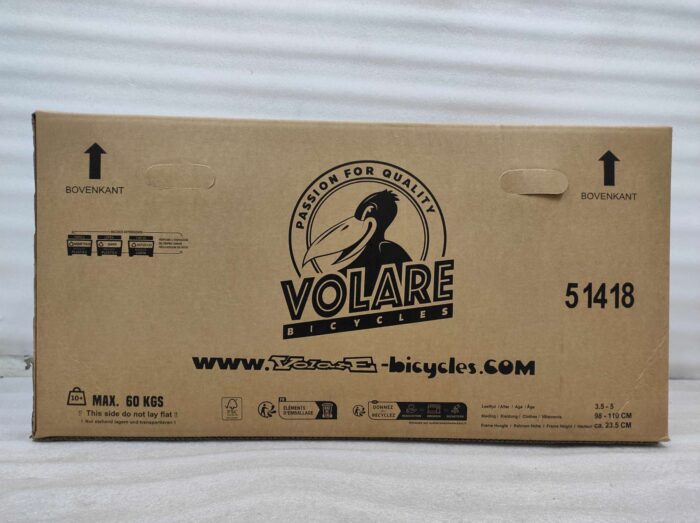 Volare Olivia Kinderfiets - Meisjes - 14 inch - Roze - Twee Handremmen - Afbeelding 11