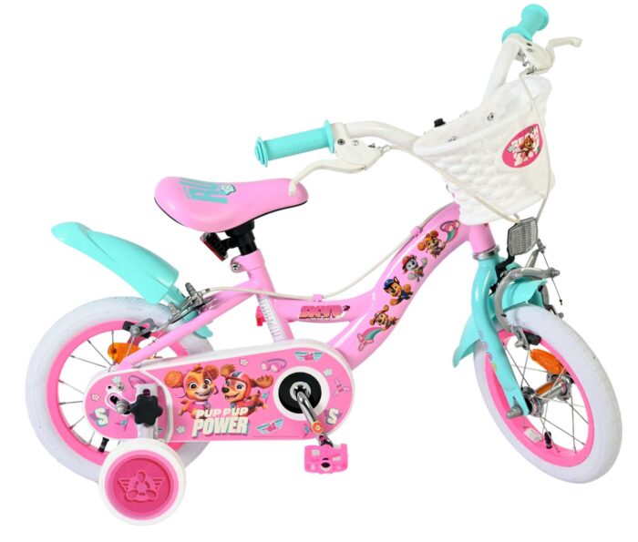 Paw Patrol Kinderfiets - Meisjes - 12 inch - Roze - Twee handremmen - Afbeelding 10