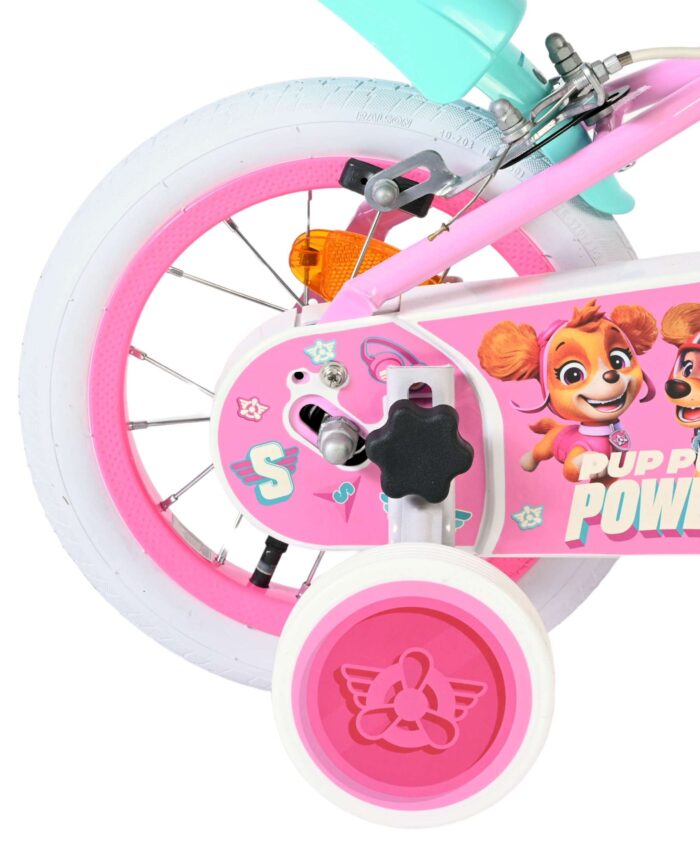 Paw Patrol Kinderfiets - Meisjes - 12 inch - Roze - Twee handremmen - Afbeelding 2