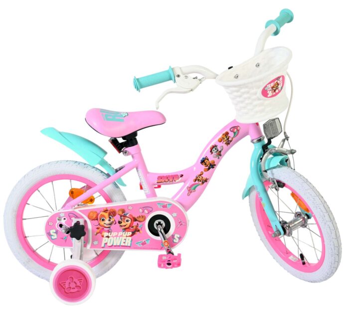 Paw Patrol Kinderfiets - Meisjes - 14 inch - Roze - Afbeelding 10