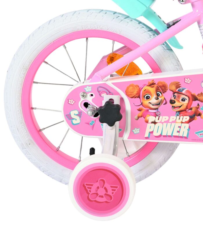 Paw Patrol Kinderfiets - Meisjes - 14 inch - Roze - Afbeelding 2