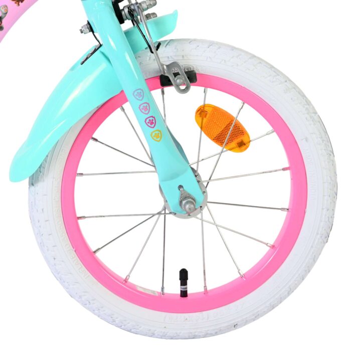 Paw Patrol Kinderfiets - Meisjes - 14 inch - Roze - Afbeelding 3