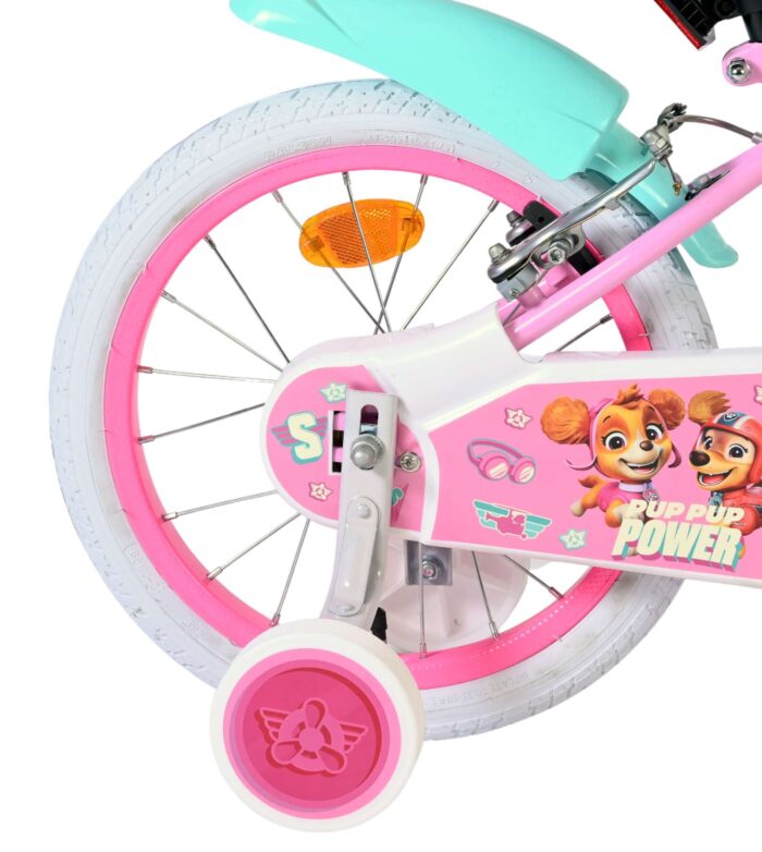 Paw Patrol Kinderfiets - Meisjes - 16 inch - Roze - Twee handremmen - Afbeelding 2