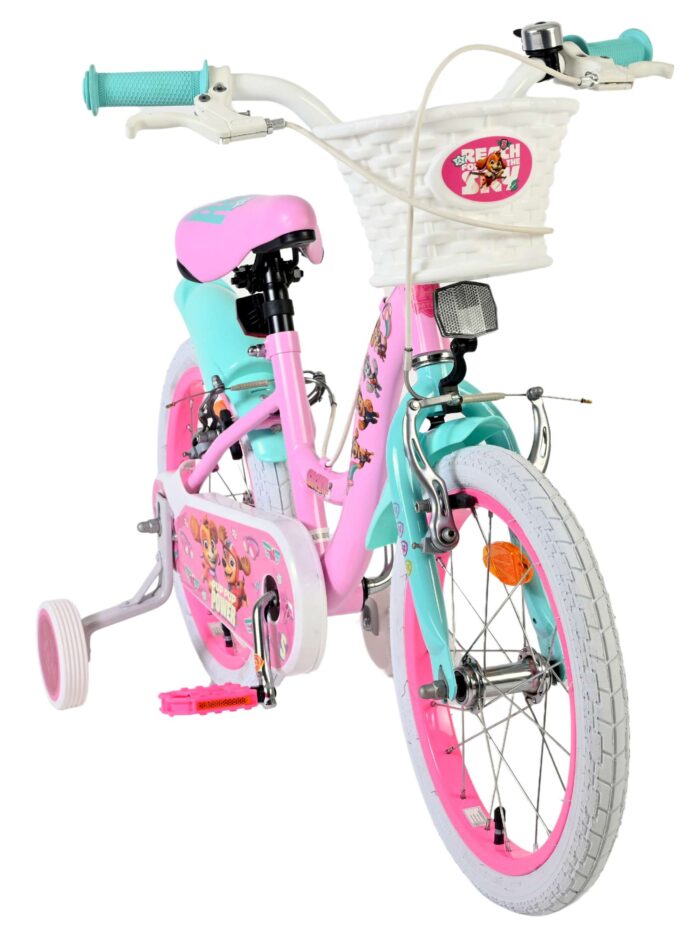 Paw Patrol Kinderfiets - Meisjes - 16 inch - Roze - Twee handremmen - Afbeelding 5
