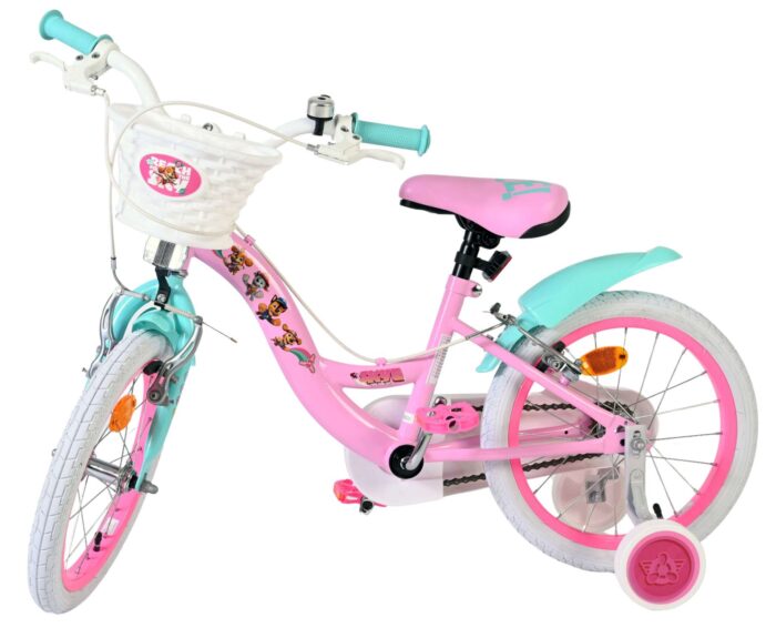 Paw Patrol Kinderfiets - Meisjes - 16 inch - Roze - Twee handremmen - Afbeelding 8