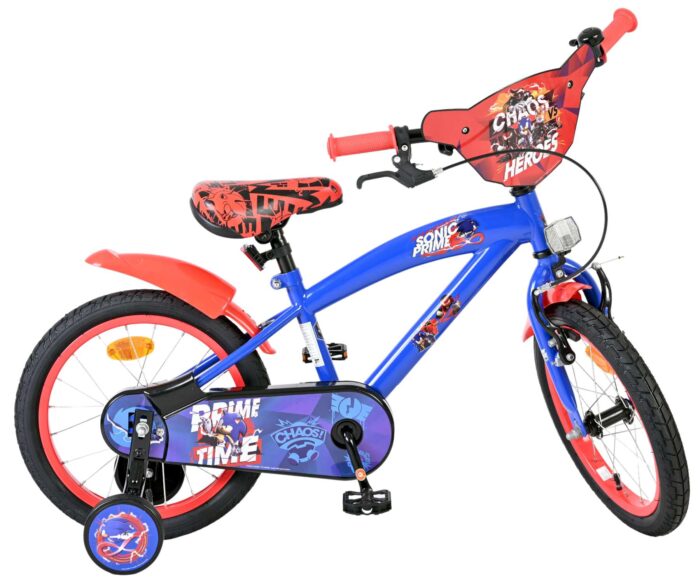 Sonic Kinderfiets - Jongens - 16 inch - Blauw - Afbeelding 10