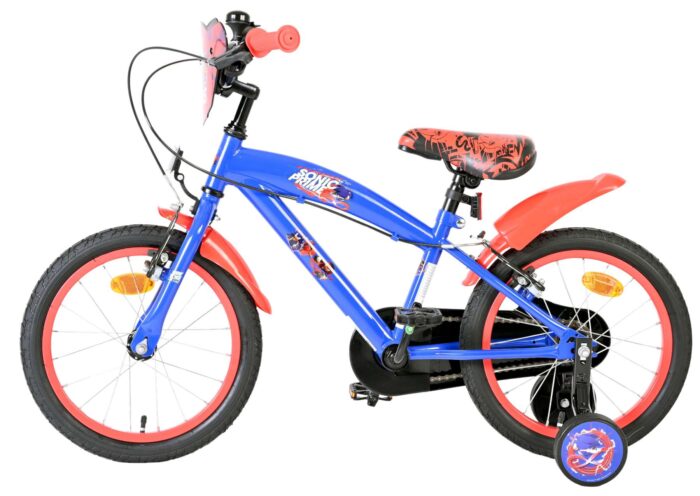 Sonic Kinderfiets - Jongens - 16 inch - Blauw - Twee handremmen - Afbeelding 7