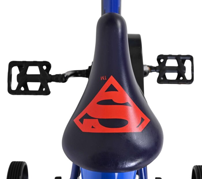 Superman Kinderfiets - Jongens - 14 inch - Blauw - Twee handremmen - Afbeelding 4