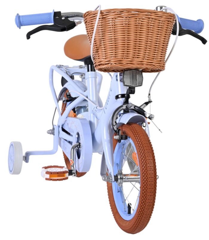 Volare Ashley Kinderfiets - Meisjes - 12 inch - Pastel Blauw - Twee handremmen - Afbeelding 5