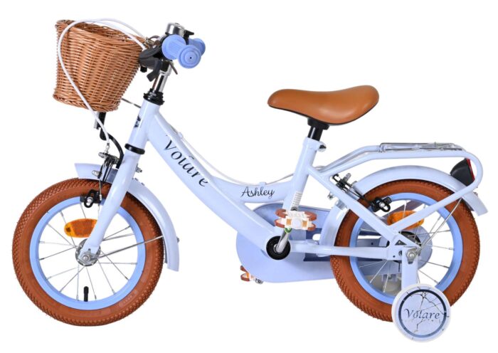 Volare Ashley Kinderfiets - Meisjes - 12 inch - Pastel Blauw - Twee handremmen - Afbeelding 7