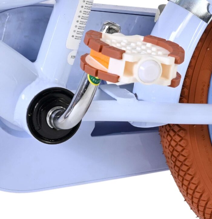 Volare Ashley Kinderfiets - Meisjes - 12 inch - Pastel Blauw - Twee handremmen - Afbeelding 9